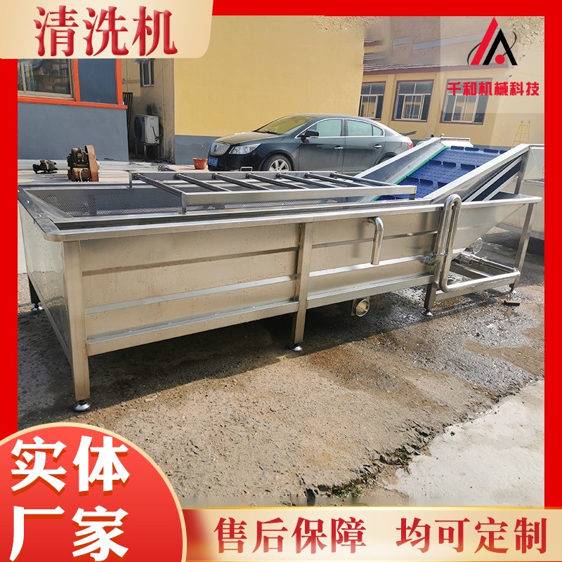气泡清洗机厂家定做 清洗机设备流水线 黄瓜蔬菜加工整套清洗设备图5