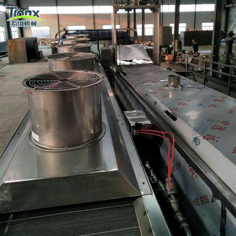 蒸煮漂烫蔬菜清洗流水线设备 天翔绿叶蔬菜菠菜油菜清洗漂烫机图5