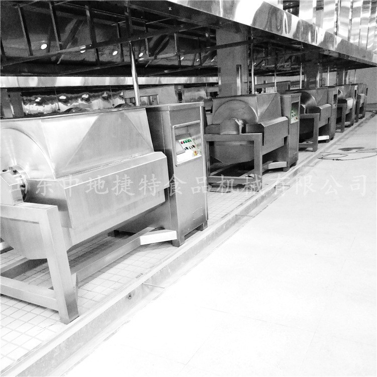 整套学校公司食堂净菜处理机械 熬粥炖肉炒菜炒酱机 中央厨房设备图3