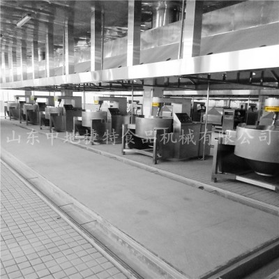 整套学校公司食堂净菜处理机械 熬粥炖肉炒菜炒酱机 中央厨房设备