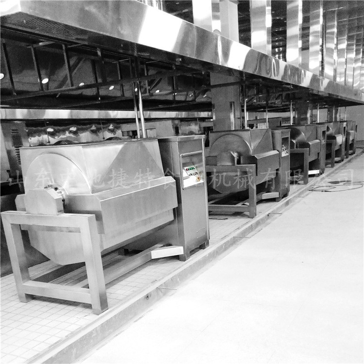 整套学校公司食堂净菜处理机械 熬粥炖肉炒菜炒酱机 中央厨房设备图5