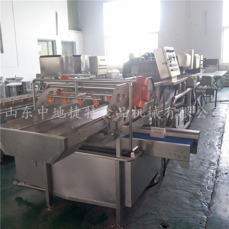 商用大型厨房蕨菜清洗机 净菜处理设备 鲜辣椒水果蔬菜涡流清洗机图4