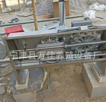 养猪自动喂料机械 猪舍不绣钢食槽型号订做图2