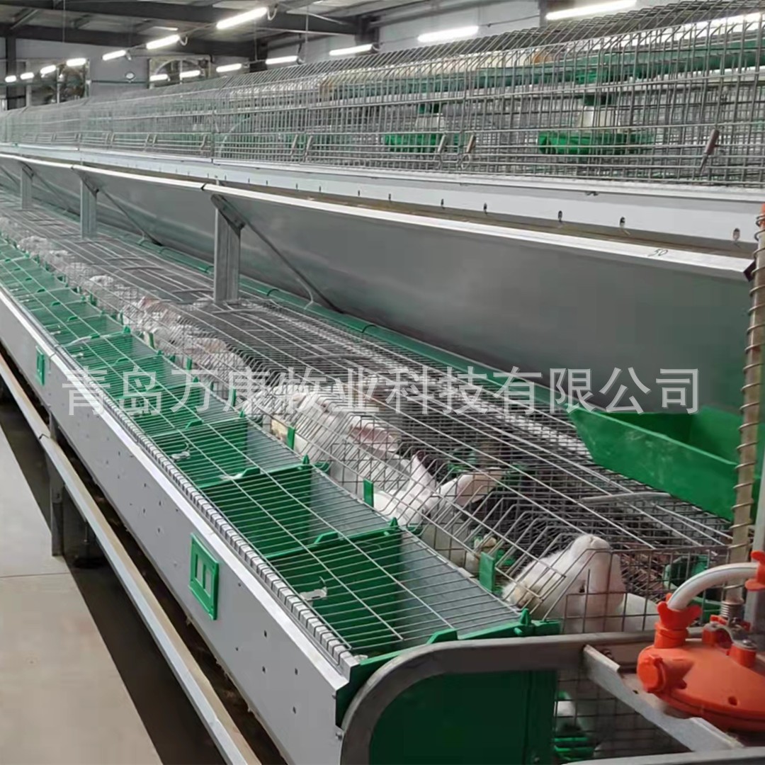 养兔子种兔设备 笼具欧式自动喂料繁育兔笼图2