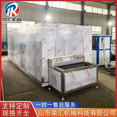 隧道式速冻机 低温冷藏保鲜速冻设备 水饺汤圆豆沙包食品速冻机