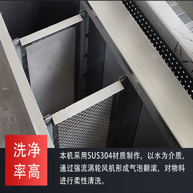 厂家供应果蔬气泡清洗机水果高压喷淋清洗设备商用海鲜蔬菜清洗机图5