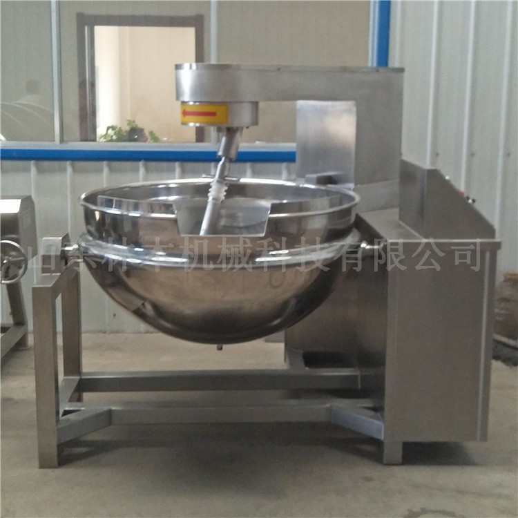 学校厨房炒菜行星炒锅 多功能蒸汽行星搅拌炒锅 多爪酱料炒锅设备图5
