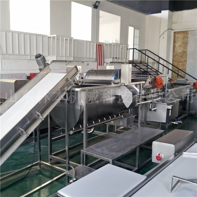 商用蔬菜消毒清洗设备 净菜加工设备洗菜机 果蔬涡流洗菜机清洗机图2