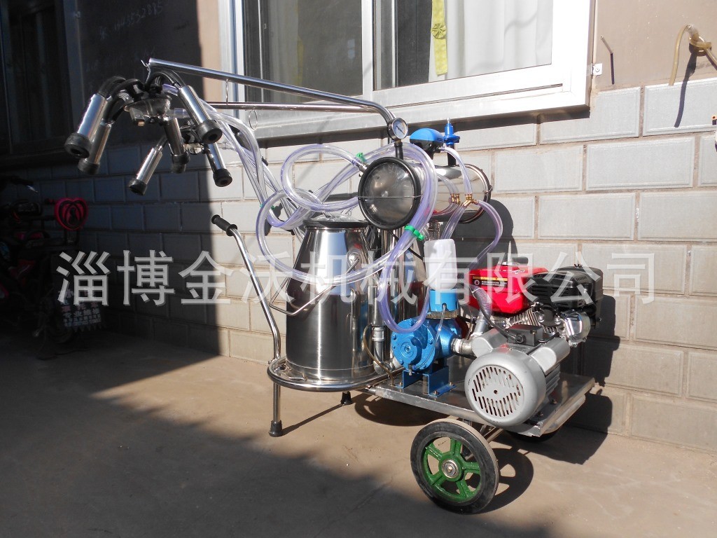 挤奶机 挤奶机厂家生产销售挤奶机 真空泵油电两用奶牛挤奶机图4