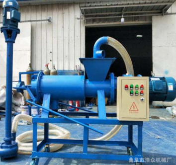 螺旋挤压式猪粪牛粪便脱水机 电动粪便干湿分离机 斜筛脱水机价格图4