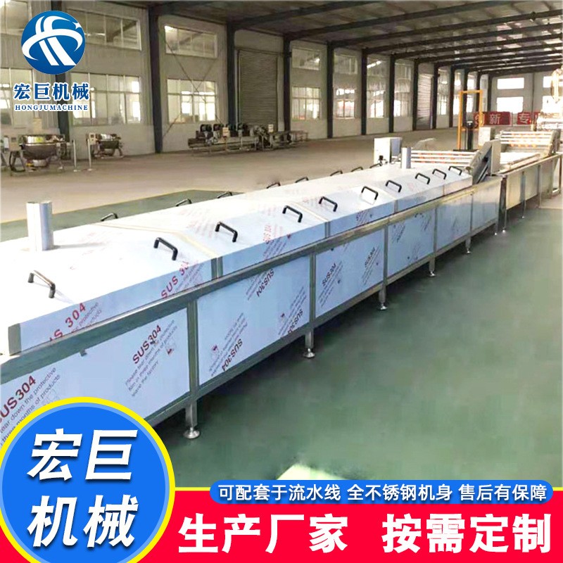 全自动袋装香椿芽海带丝巴氏杀菌机 水浴式果冻巴氏杀菌流水线图5