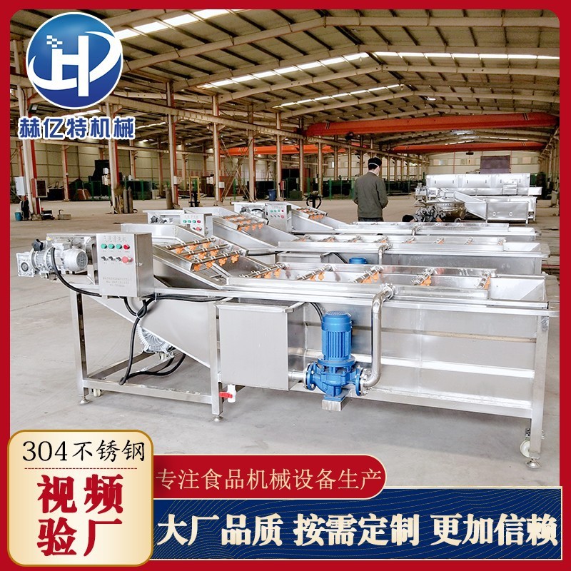 商用食堂不锈钢果蔬清洗机 蔬菜大枣气泡清洗机 多功能海带洗菜机图3