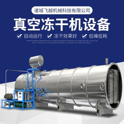 调味山楂糕真空冻干机 山楂片海带丝冻干设备 海带结提取物冻干机