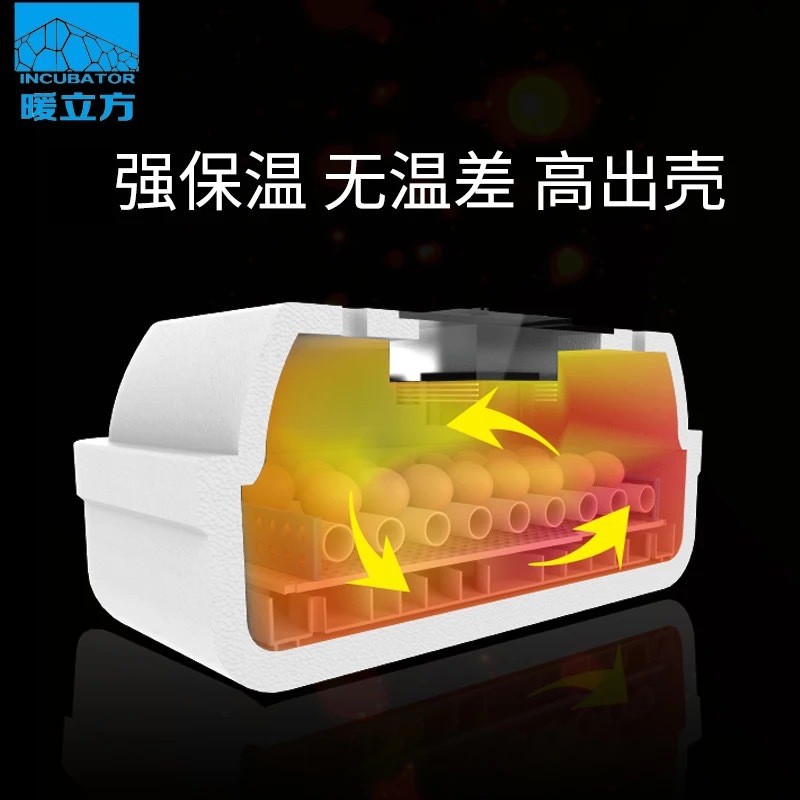 暖立方厂家长期供应批发小型全自动孵化机家用型孵化器小鸡孵化器图3