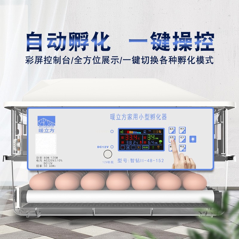 152枚家用小型孵化机鸡苗孵化箱全自动智能孵化器图4