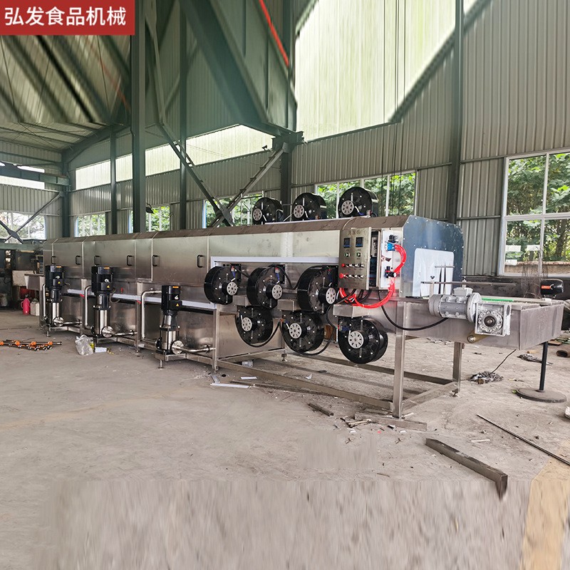 高压喷淋土豆紫薯地瓜洗筐机 不锈钢自动周转筐去油清洗机可贴牌图2