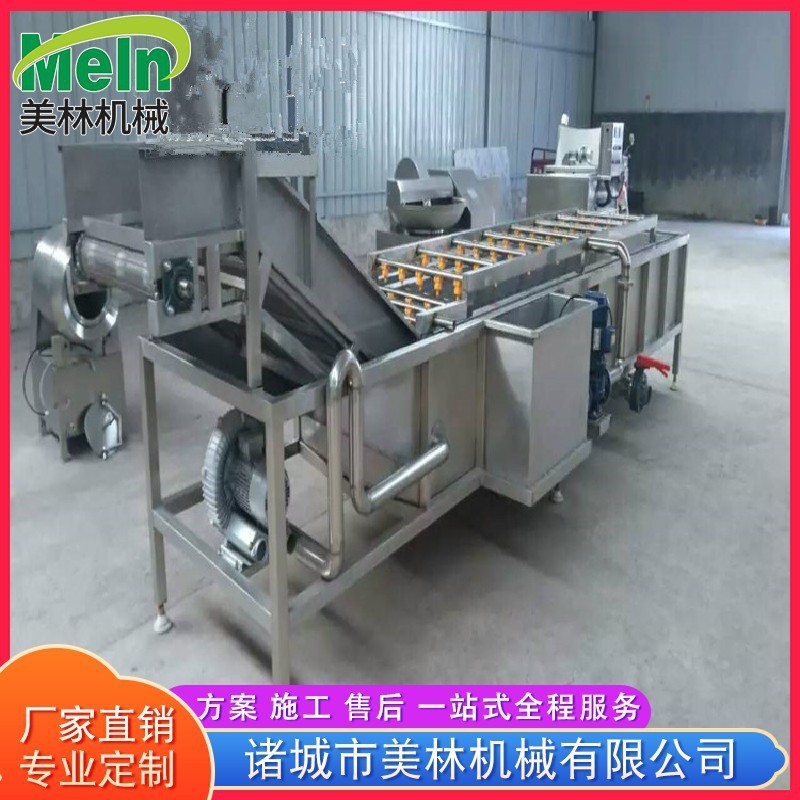 全自动气泡大枣清洗机 不锈钢多功能竹笋果蔬清洗机 净菜清洗设备图5