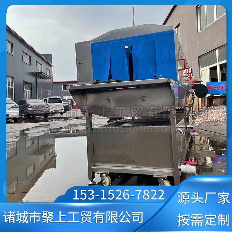 蔬菜周转筐360度无死角清洗机 蛋筐清洗烘干一体机 全自动洗筐机图2