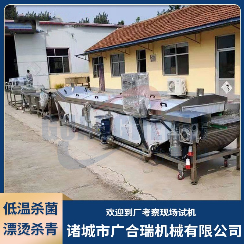 全自动巴氏杀菌机 酱菜酸菜罐头杀菌设备 藕土豆片漂烫杀青冷却线图4