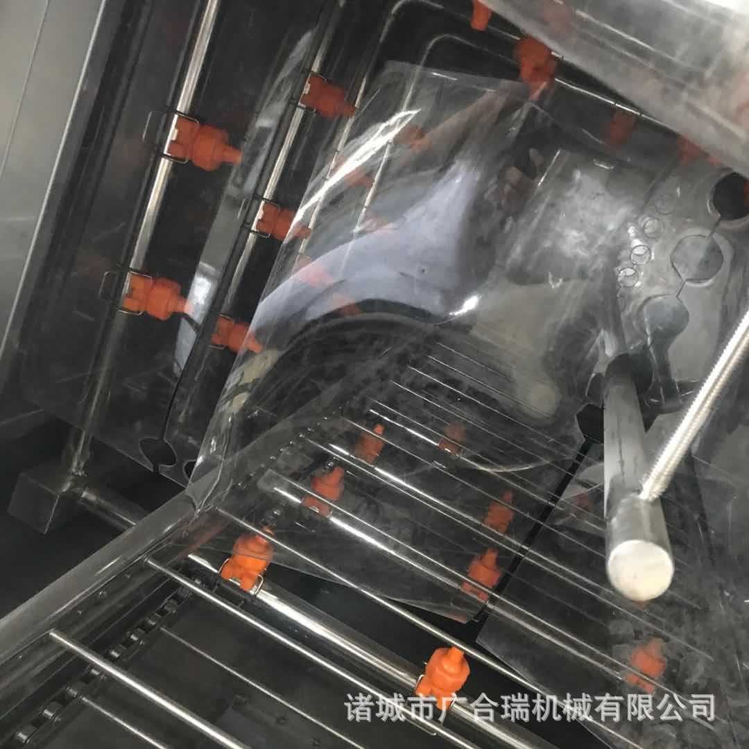食品塑料周转箱清洗机 高压喷淋折叠筐果蔬筐清洗风干设备 洗筐机图5
