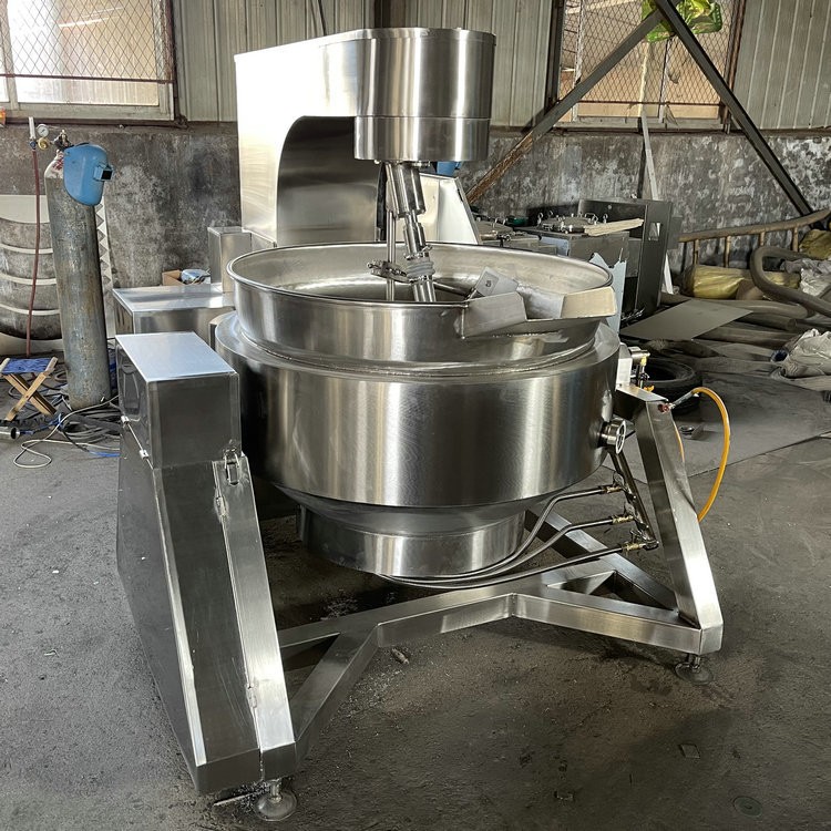 厂家现货不锈钢行星搅拌炒锅中央厨房商用香菇辣椒酱搅拌行星炒锅图4