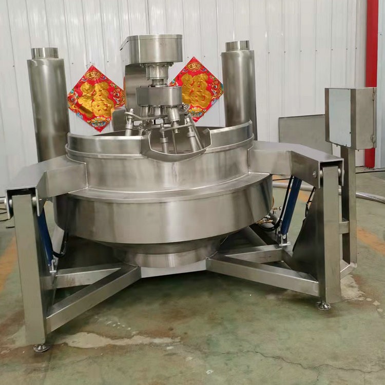 厂家现货不锈钢行星搅拌炒锅中央厨房商用香菇辣椒酱搅拌行星炒锅图3