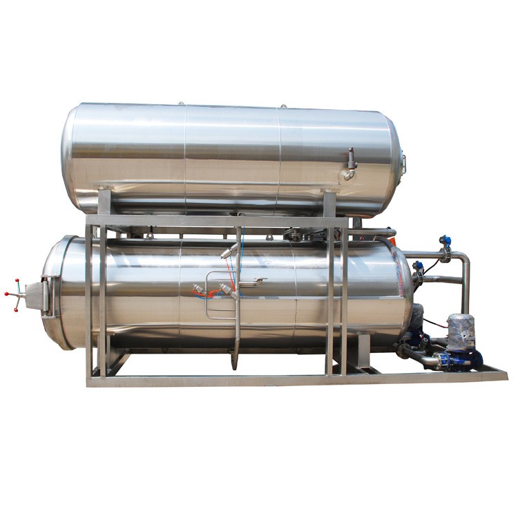 全自动杀菌设备水果罐头熟食卤蛋双层杀菌食品加 工厂用杀菌设备