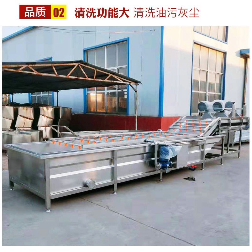 全自动商用果蔬清洗机 多功能水果气泡清洗机 冲浪式蔬菜清洗机图3