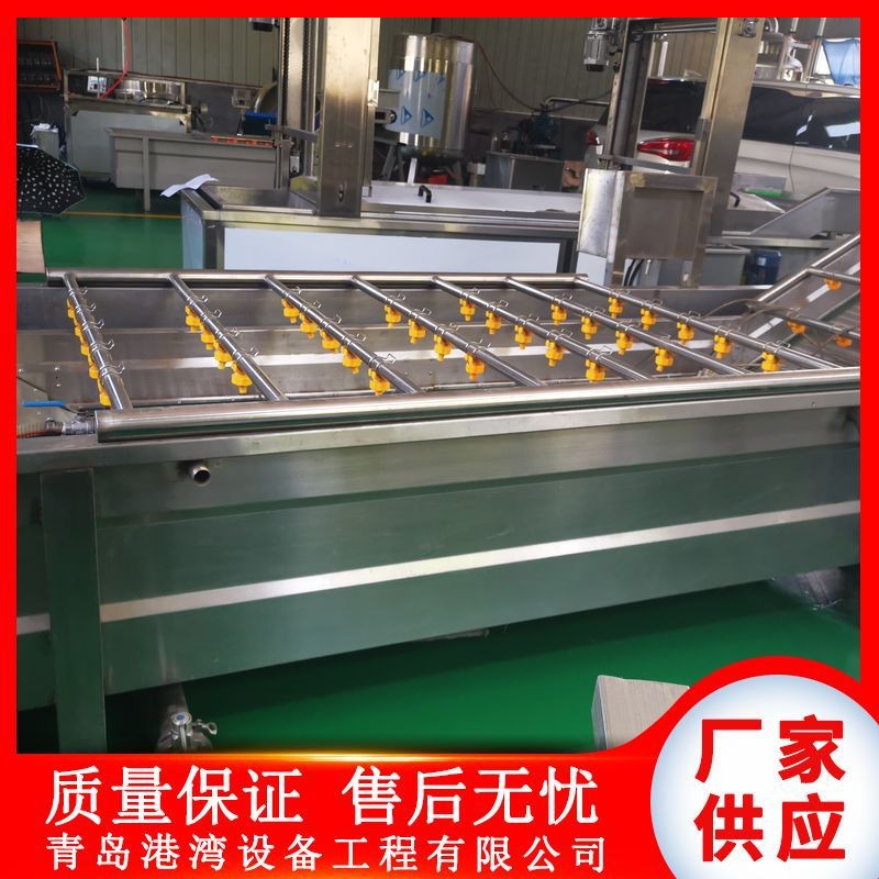 预制菜清洗机 蔬菜水果中央厨房预制菜设备 预制菜流水线图2