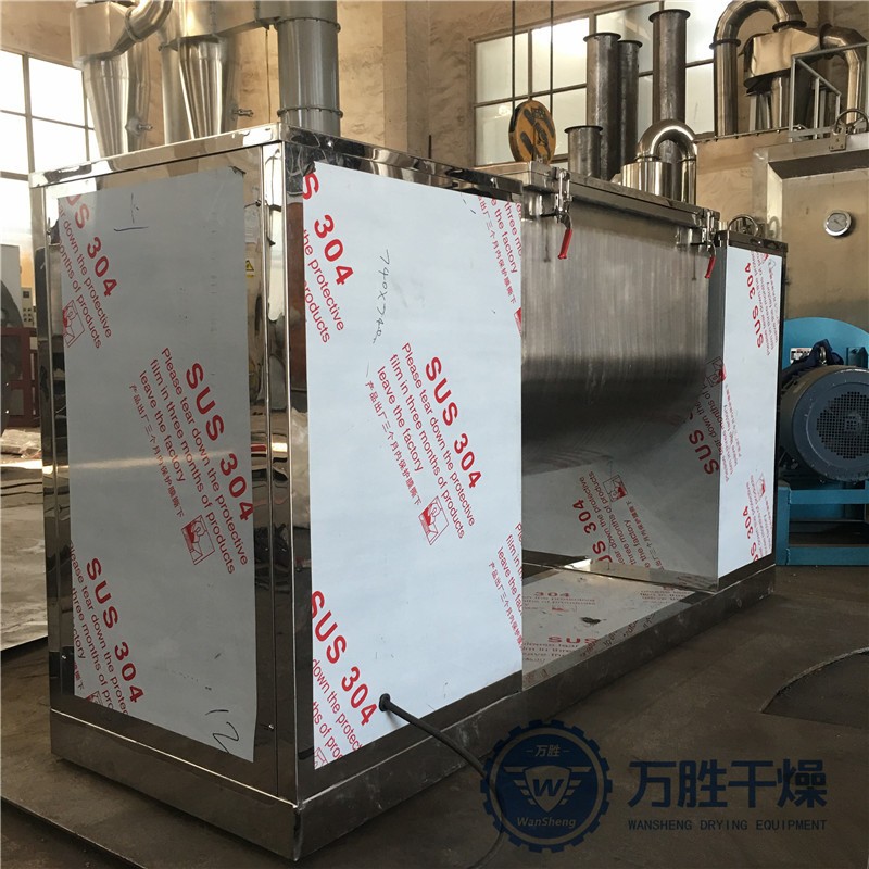 现货干湿物料搅拌机 食品粉末单轴混合机 钙粉混合选用槽型混合机图4