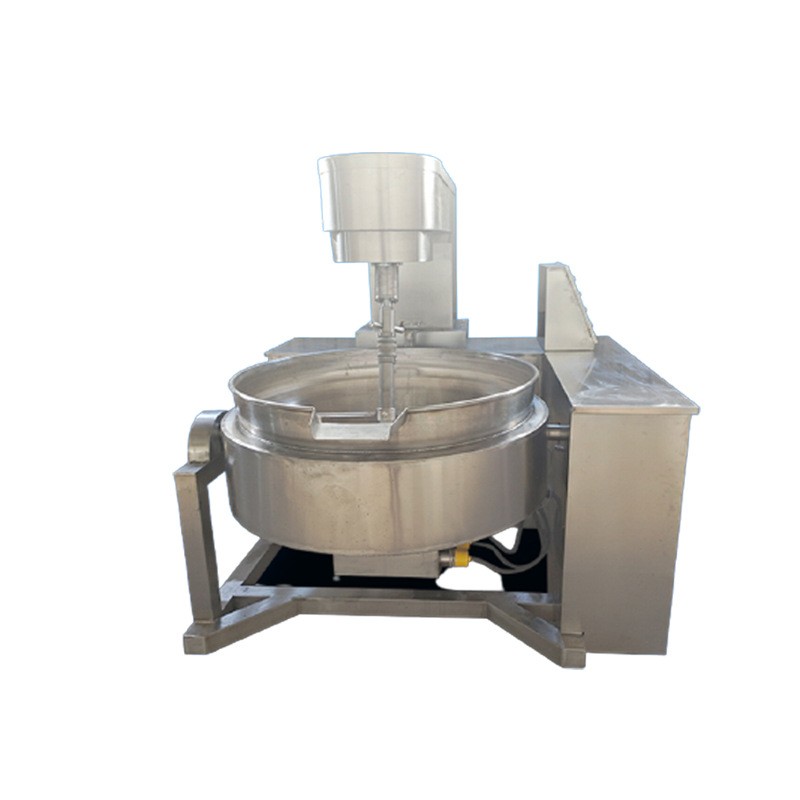 自动可倾式月饼馅料行星搅拌炒锅 燃气加热火锅底料炒锅销售图5