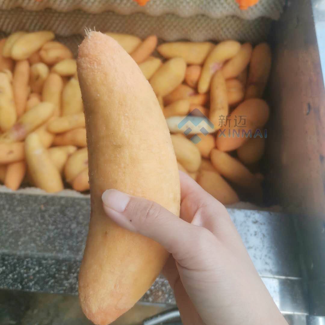毛辊胡萝卜清洗机 电动萝卜去皮机 新迈商用果蔬清洗去泥去皮机图4