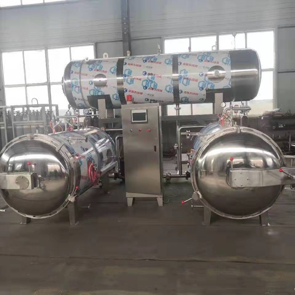 供应高温高压杀菌锅 全自动肉制品杀菌锅 全自动水浴式蒸汽杀菌锅图2