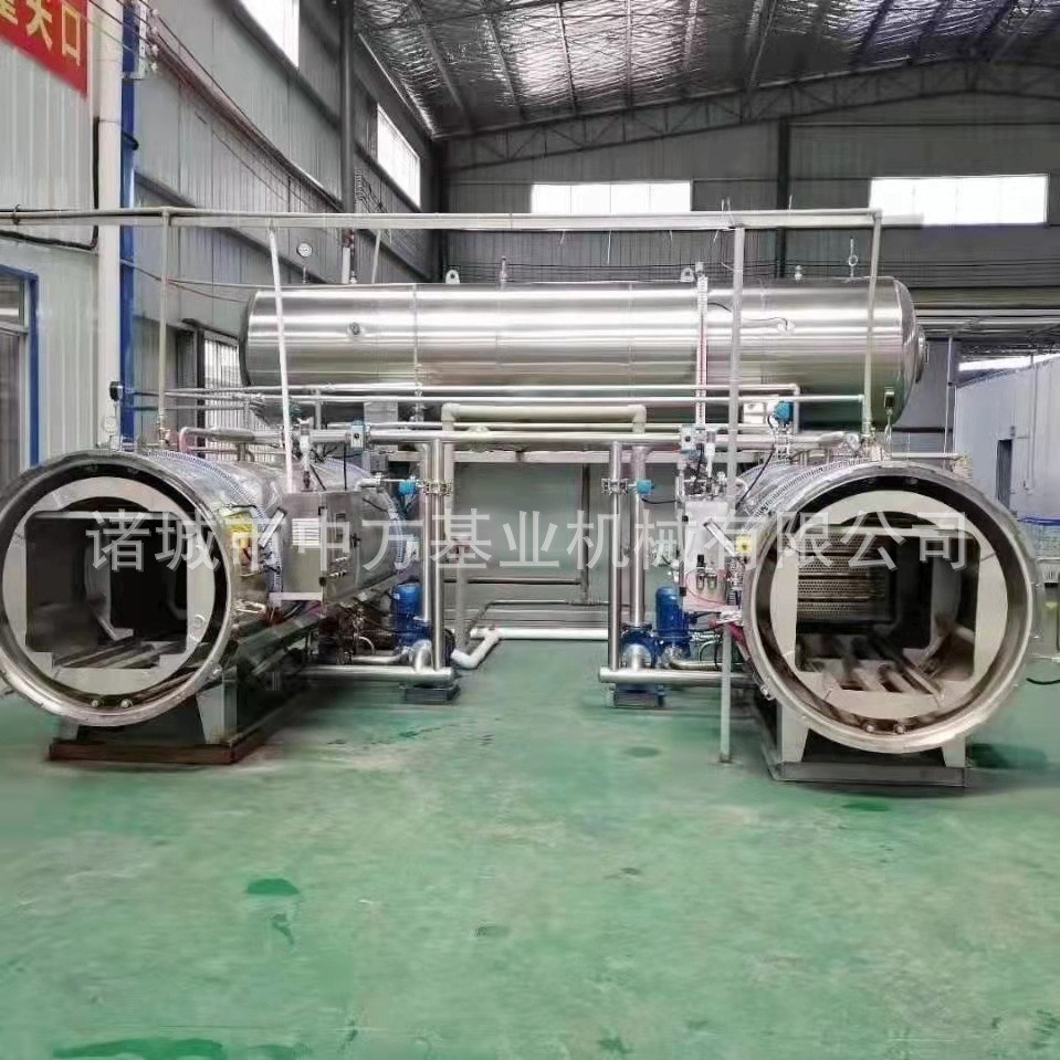 供应高温高压杀菌锅 全自动肉制品杀菌锅 全自动水浴式蒸汽杀菌锅图3