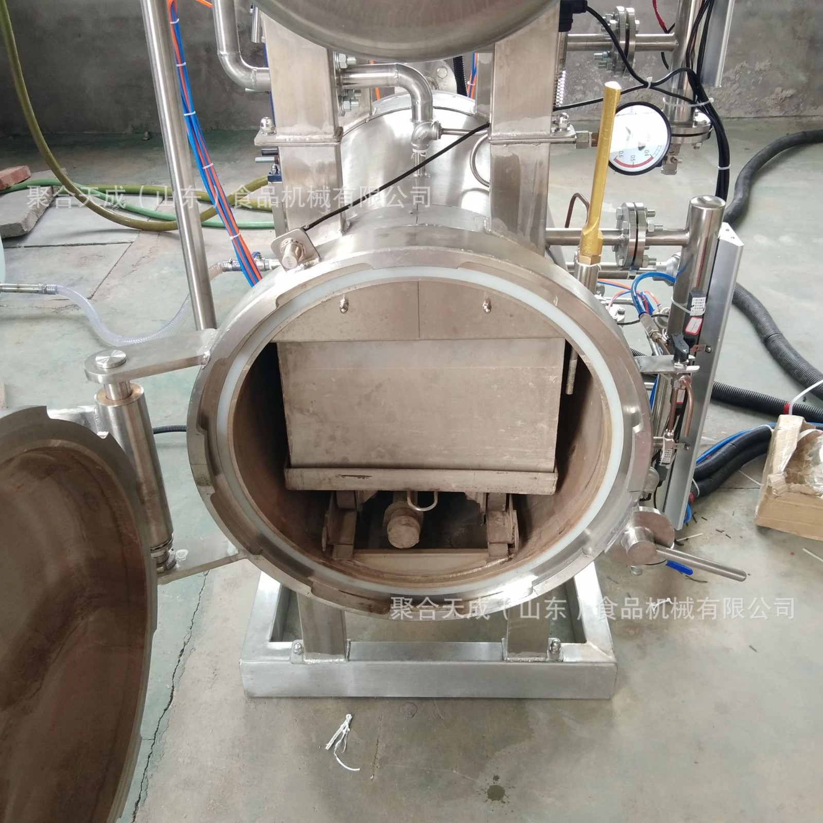 大型八宝粥早餐粥旋转式杀菌锅 营养粥高温杀菌设备 燕窝灭菌釜图5