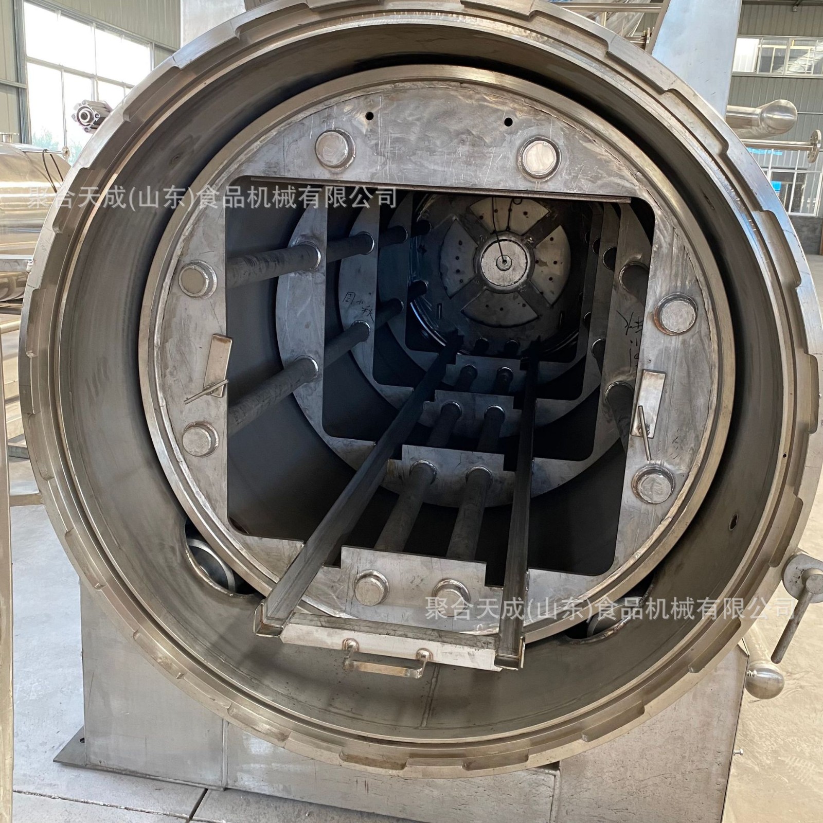 商用啤酒饮料灭菌设备 鸡鸭肉类高压杀菌锅 肉罐头食品高温杀菌釜图5