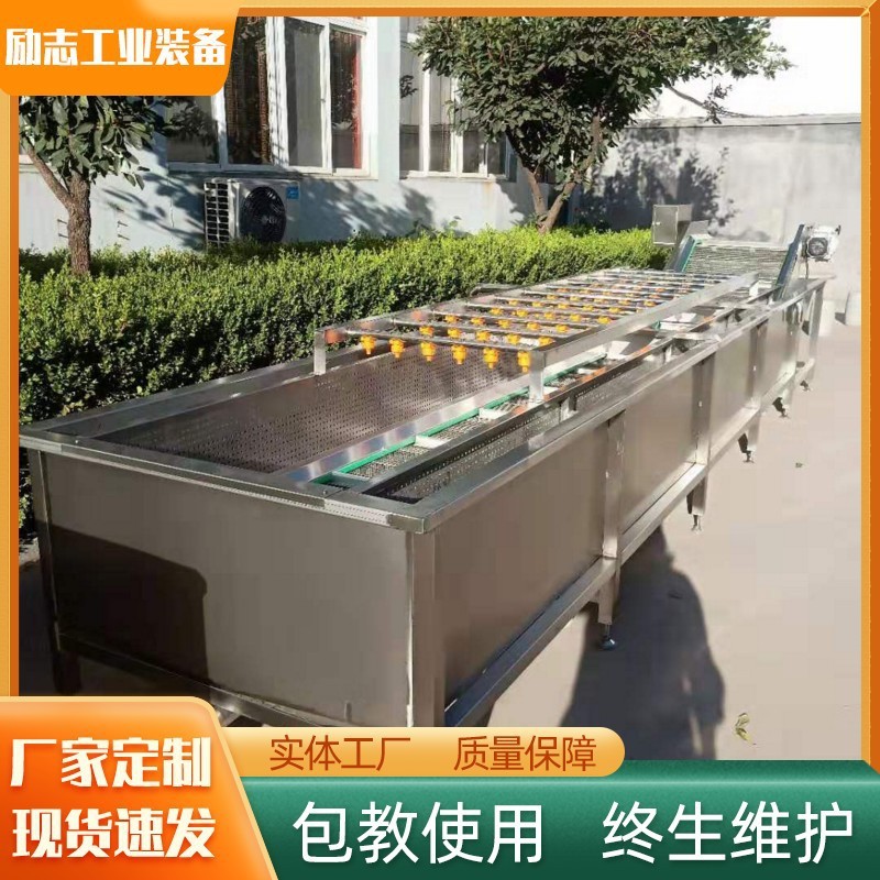 水果蔬菜气泡清洗机全自动果蔬清洗机 喷淋式玉米秋葵气泡清洗机图3