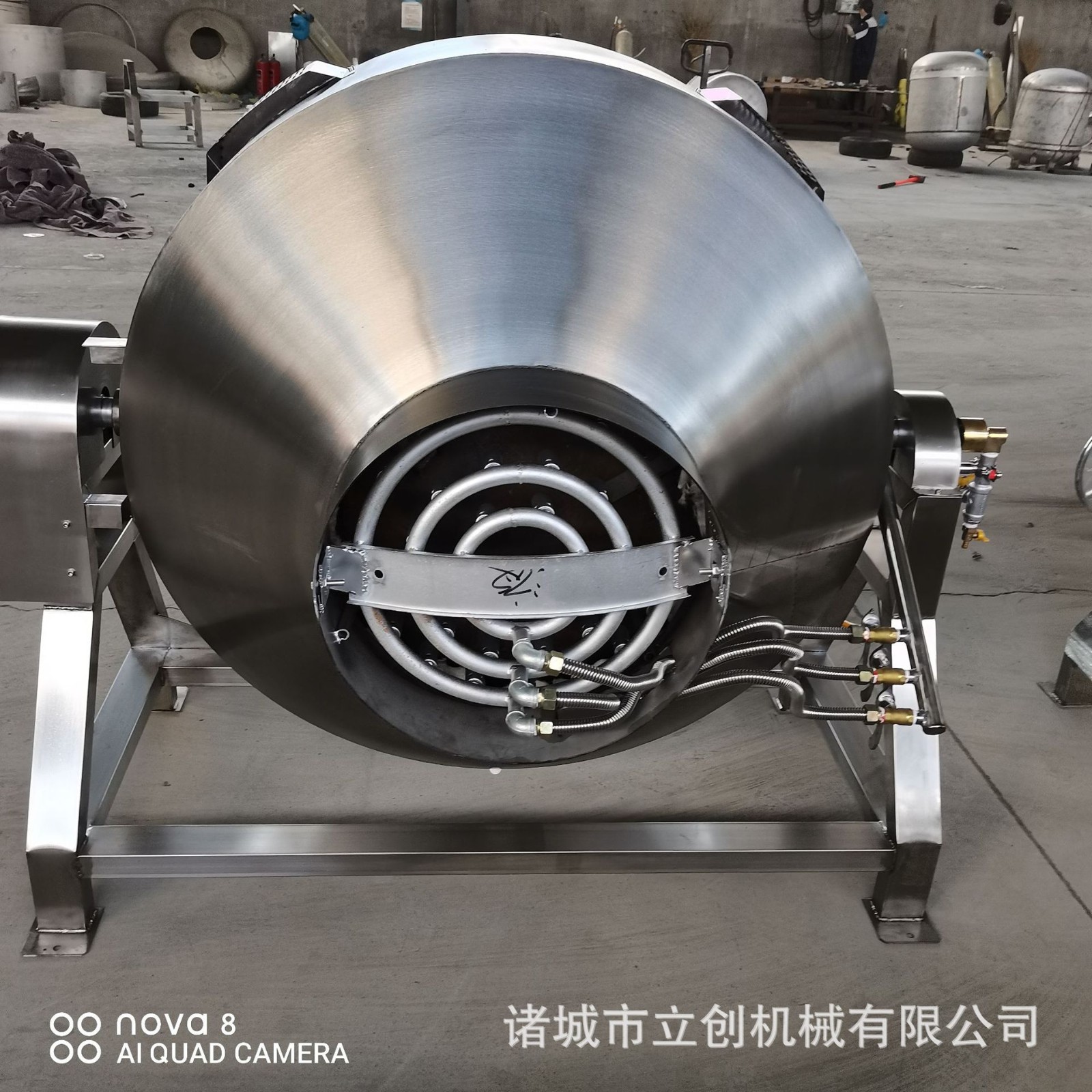 可倾式酱料炒制炒锅自动卤煮夹层锅蒸煮锅 电加热搅拌夹层锅图5