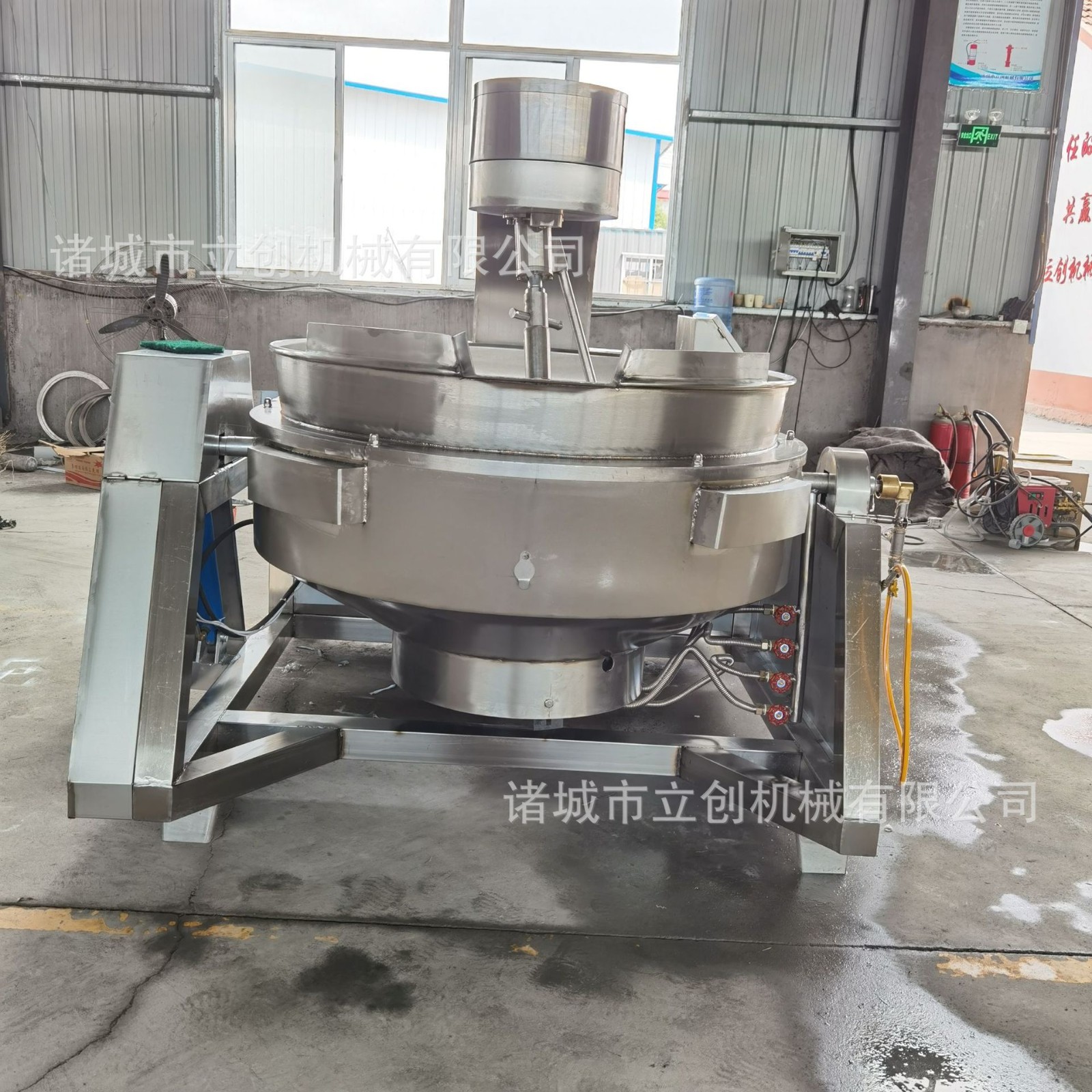 老干妈辣椒酱燃气加热行星炒锅 行星炒锅图5