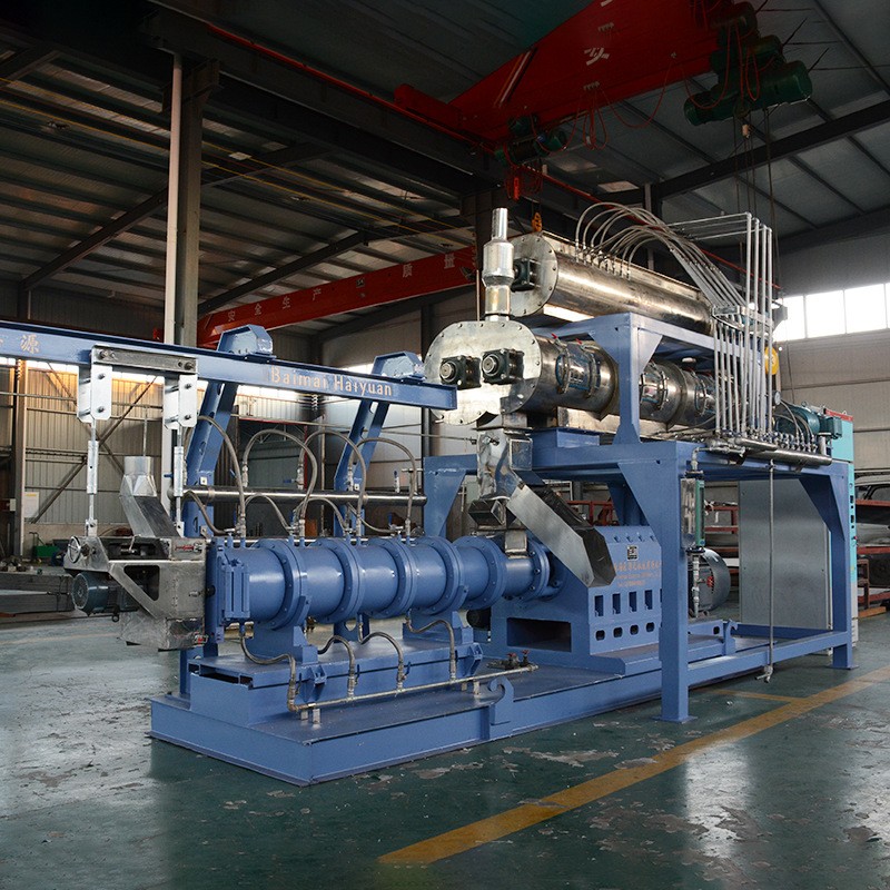 漂浮鱼饲料膨化机 浮水鱼颗粒饲料设备线 水产鱼食物膨化机设备图5