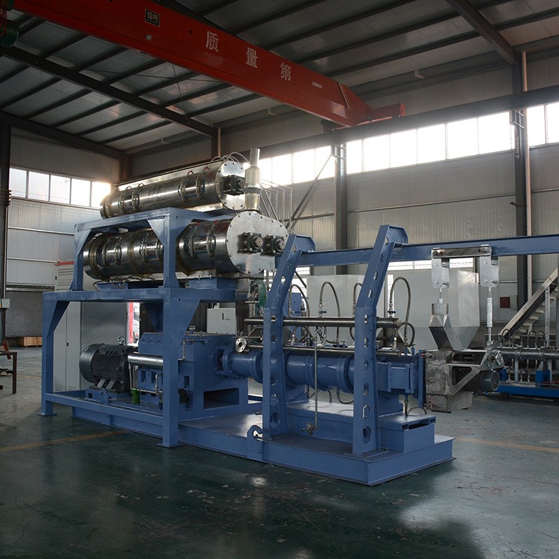 漂浮鱼饲料膨化机 浮水鱼颗粒饲料设备线 水产鱼食物膨化机设备图4