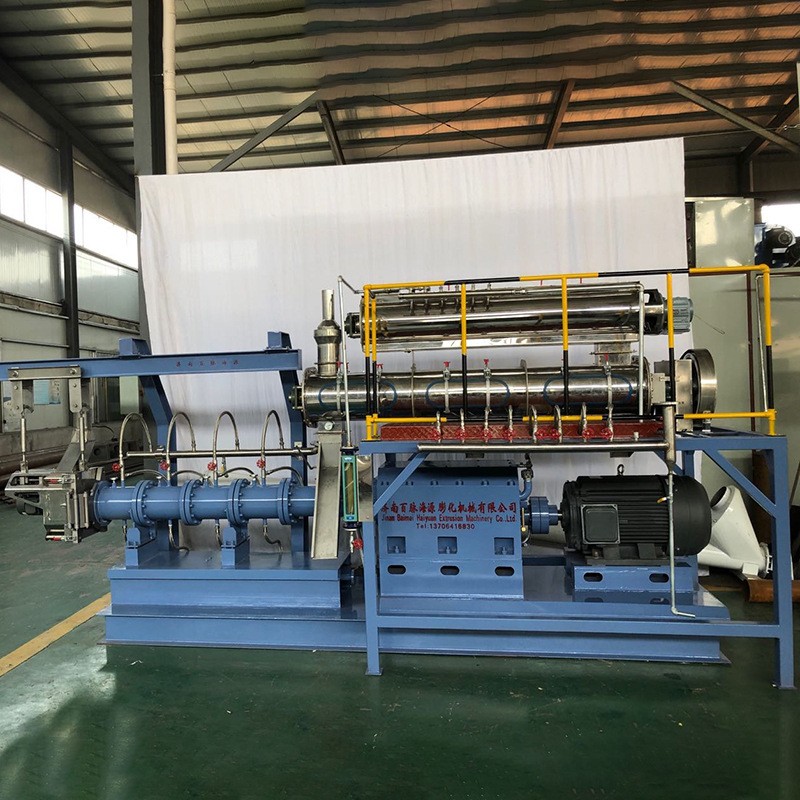 百脉海源PHJ75 水产饲料膨化机 水产颗粒饲料生产加工设备图5