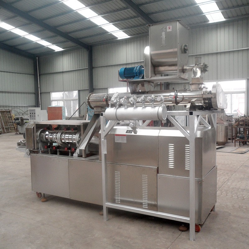 鱼饵饲料膨化机 双螺杆鱼饵料诱料设备 饲料膨化机图4