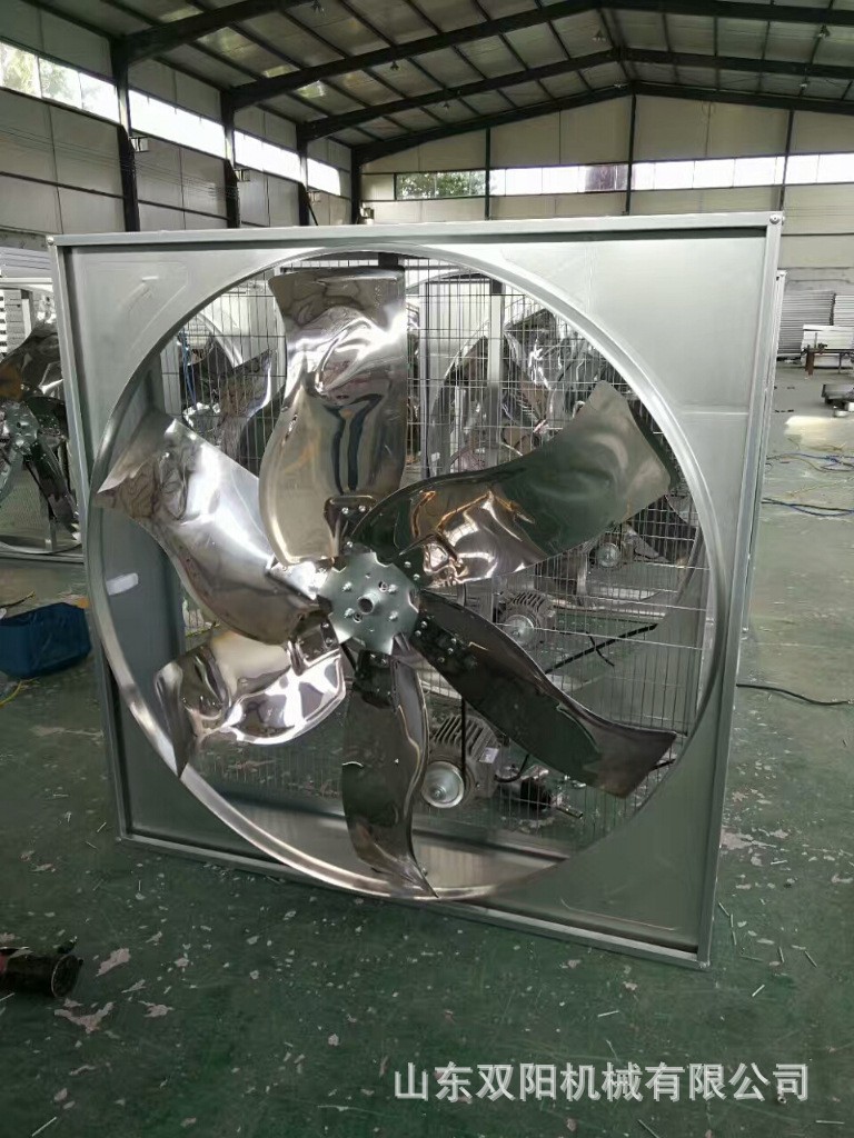 畜牧养殖喇叭口负压风机低噪音风机 蝴蝶拢风筒畜牧风机 锥形风机图4