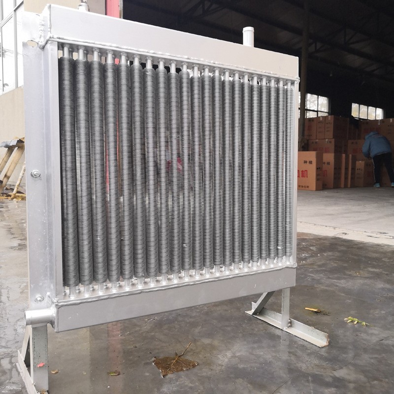 鸡棚水暖风机 养殖锅炉配套暖风机 养殖猪舍水暖散热器花卉育苗图3