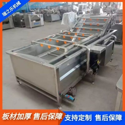 山野菜茶树菇酱菜清洗机 竹笋气泡清洗机 裙带菜清洗设备洁净度高