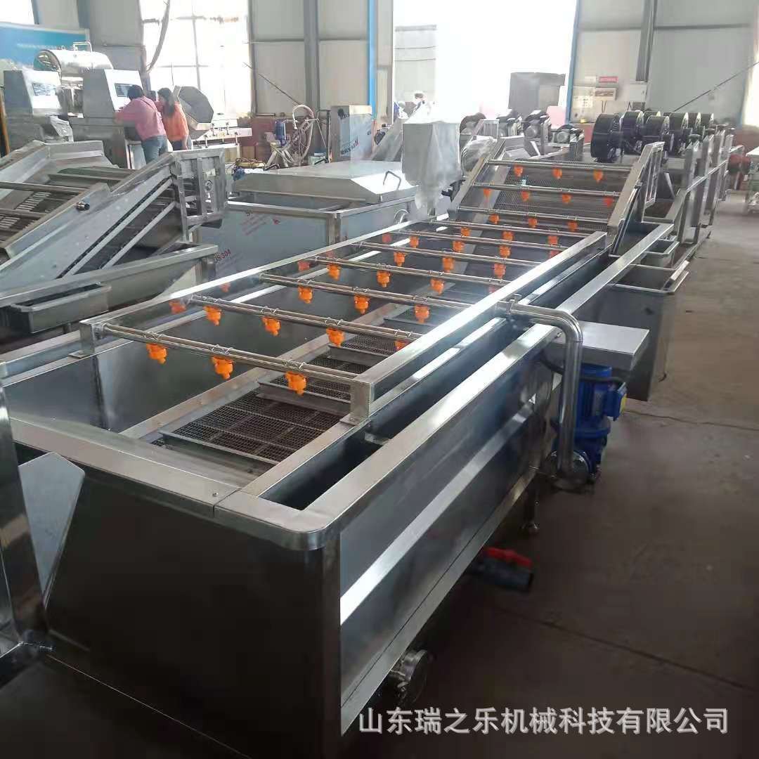 山野菜茶树菇酱菜清洗机 竹笋气泡清洗机 裙带菜清洗设备洁净度高图5