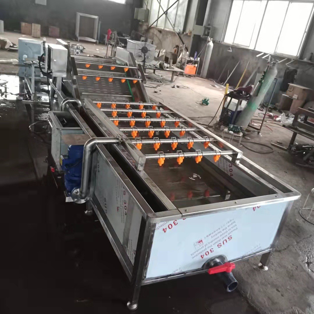 山野菜茶树菇酱菜清洗机 竹笋气泡清洗机 裙带菜清洗设备洁净度高图3