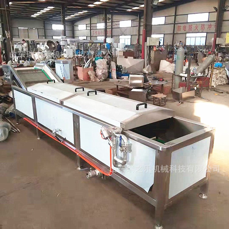 水果玉米清洗机 东北黄糯粘黏玉米棒漂烫流水线 即食甜玉米设备图3