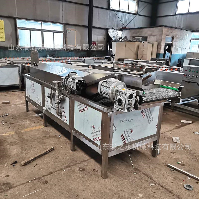 水果玉米清洗机 东北黄糯粘黏玉米棒漂烫流水线 即食甜玉米设备图4